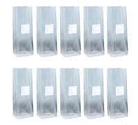 BEAZOOM 10 Pack Mushroom Growing Bags High Yield for PP Cultivation Sacks Optimal Moisture Control Gourmet Medicinal Mushrooms Home Garden(18 * 50 * 6)