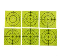 BEAZOOM 100pcs Total Station Reflective Aiming Target Stickers, 5 Sizes 20-60mm Green/White, Surveying Building Bridge Tunnel Monitoring(A)