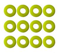 BEAZOOM 12 Pack Silicone Tennis Racket Vibration Dampeners Shock Absorbers Racquet Strings Reduce Vibration Suitable Tennis and Squash Rackets(yellow)