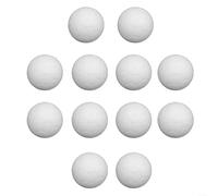 BEAZOOM 12x 36mm White Foosball Balls Resin Table Soccer for Replacement Set for Indoor Gaming Machines UK