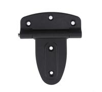 BEAZOOM 131x108mm Nylon Black Fixed Pin Industrial Electrical Cabinet Hinges for Building Projects and Outdoor Constructions