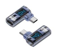 BEAZOOM 140W Type OTG Adapter with Real Time Digital Display Full Function USB Converter Bent and Straight Head Devices for Black