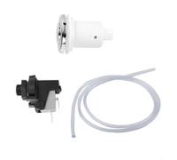 BEAZOOM 16A Air Switch for Bathtubs and Spas, Pneumatic Push Button with Pressure Control Knob, Complete Kit with PVC Hose Assembly
