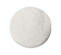 BEAZOOM 20pcs Round Wool Wicks for Desktop Fireplaces, 2.4x0.4 Inch High Temp Resistant Fiber Core, Bioethanol Stove Gap Filler Replacement White