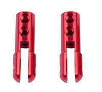 BEAZOOM 2pcs Ball Joint Head Aluminium Threaded Rod End for RC Boat Plane Crawler Car Parts 25mm Long(Silver)