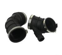 BEAZOOM 2Pcs Rubber Air Intake Hose for BMW E46 323Ci, Throttle Body Boot Tube Compatible with 13541435627 696-059