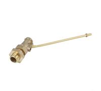 BEAZOOM 3/4" Side Entry Brass Ball Valve, High Pressure BSS Ball Cock for Plumbing Heating Cooling Systems, Gold