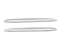 BEAZOOM 3 Series E90 E91 325i 330i 328i 2006-2008 Compatible Front Hood Molding Painted Chrome ABS Trim, Silver, Set of 2