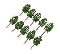 BEAZOOM 40pcs Diorama Trees Mixed for Model Railroad Scenery OO Gauge Layout forest Fake Pine Oak Decoration 7cm Height