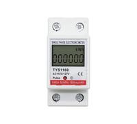 BEAZOOM 60A Digital Single-Phase Energy Meter 110V 127V Systems with 35mm DIN Rail Installation