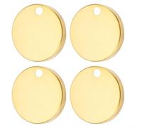 BEAZOOM 60mm Gold Toilet for Seat Hinge Covers, for Stainless Steel Fixing to Screws, & Easy Clean, 2/4 Pack(4pcs)