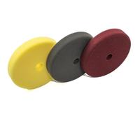 BEAZOOM 7 Inch Sponge Buffing Pads 3-Pack, Foam Polishing Discs Car Detailing and Waxing, Reusable Sanding Kit