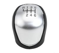 BEAZOOM ABS Leather Manual 56 Speed Gear Shift Knob -Max for Focus Mk4 Interior Replacement for Black White(6 Speed)