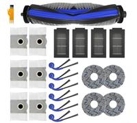 BEAZOOM Accessory Set for Ecovacs for Deebot for Omni for Gen2, Includes Main Brush Side Brushes Filters Mop Pads and Sealed Dust Bags