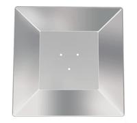 BEAZOOM Aluminium Square Reflector Flame Shield Pyramid Style Patio Heater, 7 cm and 11 cm Hole Distance, Enhances Heat Spread Garden Use(7cm)