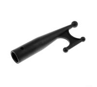 BEAZOOM Black Nylon Boat Hook Replacement Top, Marine Mooring Hook Head for 1 Inch Poles, Kayak Yacht Raft Docking and Retrieval for Telescopic Boat Tubes