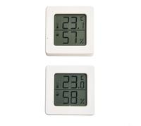 BEAZOOM Digital Thermometer & Hygrometer Indoor, Accurate Temperature Humidity Monitor, °C/°F Switchable, Magnetic(White)