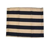 BEAZOOM Directors Chair Cover Replacement Canvas, Navy Blue Striped Polyester Kit Round Rod Garden Chairs, 2 Sets