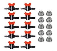 BEAZOOM Drip Irrigation Ball Valve, Pipe Hose Connector Flow Control Switch for Garden Greenhouse Watering Systems(16mm)