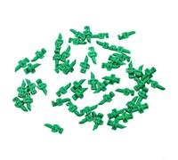 BEAZOOM Drip Irrigation Spray Nozzles 180 Degree Half Circle Pattern Garden Watering, 70 Lh Flow Rate at 1 Bar, 12 for m Radius, Green for Plastic, Pack of 50