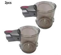 BEAZOOM Dust Bin Compatible with H.Koenig UP600 and UP810 Handheld Vacuum Cleaners, Empty Release Lever, Washable Replacement Canister for Home Cleaning(2PACK)