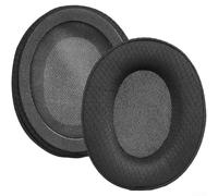 BEAZOOM Ear Cushions Compatible with Srhythm NC25 NC35 Headset Protein Leather Earpads Noise Isolation Foam Black(B)