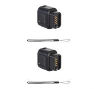 BEAZOOM Electronic Rear Derailleur Charger Converter with A Lanyard Type C To 4 Pin for DI2 12 Speed, E Bike 5V Power Metal Interface Adapter(2 Pcs)