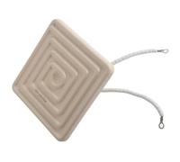 BEAZOOM Embedded Infrared Heating Plate 120x120mm for Vacuum Forming Machines, High Efficiency 400W 500W 650W Electric Heating for Element, White