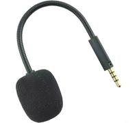 BEAZOOM Flexible Boom Microphone for strix Gaming Headset, Noise for Replacement Mic with 3.5mm TRRS Connector, Lightweight Black Accessory