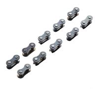 BEAZOOM for Bicycle Connector Links Set of 10, Steel Master Links for 1-3 Speed Single Gear Bikes, for Low Rider and Compatible, Black