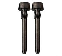 BEAZOOM for Bicycle Disc Brake Pad Retaining Pin Set, Alloy M4x26mm Caliper Bolt with Snap for Ring, for Magura MT2/MT4/MT5/MT6/MT8, Black//Gold, 4pcs(Black)