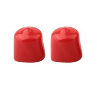 BEAZOOM for Fox Front Fork Pressure Relief Valve Cover 2022, High-Strength Silicone Button Protector, Lightweight Cycling Accessory, Black and for Red 2 Pack(black)