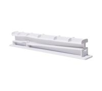 BEAZOOM for Replacement Crisper Drawer Center Rail Refrigerator Compatible with for Kenmore for Amana Models 12.8 Inch White ABS Fracture-Proof Design