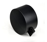 BEAZOOM for Stainless Steel for Door Knob Lock Device, Covers for Round/for Tulip/Oval Handles to Prevent Rotation, Portable Security for Home/Hotel/Dementia Care, Includes Padlock Option(A)