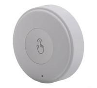 BEAZOOM for Tuya for ZigBee Scene Switch, Rechargeable Wireless Push Button Home Automation, 3 Modes Short/Long/Double Press, IP55 Waterproof, for Hub Required(White)