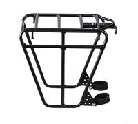 BEAZOOM Front Cargo Rack for Ebike Mountain Bike Scooter, Aluminum Alloy Bag Holder, Easy Install, Black
