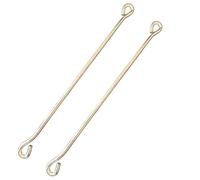 BEAZOOM Galvanized Piston Rod 365cm Handle Pump Type 75, Flower and Regular Pumps, Silver Spare Part, 2pcs