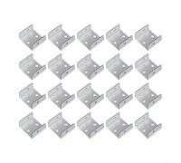 BEAZOOM Galvanized Steel Fence Panel Clips 32mm-50mm for Secure Trellis and Timber Posts, 20 Pack(32)