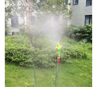 BEAZOOM High Pressure Atomizing Sprayer Nozzle 2 Pack, Adjustable Degree Triple Claw Spray Head Agriculture, for Plastic for Water Mist Parts Garden Irrigation, Yellow