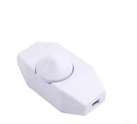 BEAZOOM Inline Dimmer Switch for LED Lights, On/Off Knob Control, 1A 220V Electrical Switch, 2-Color Compatible, Indoor Use Only(White)