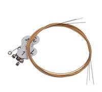 BEAZOOM Lyre Harp Strings Set Replacement Metal Wire with Ball End for 7/10/16/19/21/24 String Instruments, Bright Tone(7 String)