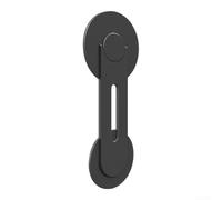 BEAZOOM Magnetic Laptop Phone Holder Adjustable Side Mount for MagSafe for iphone for android - Rotating Computer Monitor Clip Stand Black 11x8x2cm(Black A)
