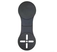 BEAZOOM Magnetic Phone Holder for Laptop Side Mount - Adjustable Foldable Stand for iPhone 16 15 14 - Aluminium Alloy Computer Monitor Clip Black(Black)