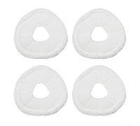 BEAZOOM Microfiber Mop Pads Compatible with X and Ultra J4 Robot Vacuums, 4-Pack Reusable Cleaning Cloths for Stubborn Stains and Oil