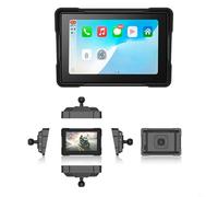 BEAZOOM Motorcycle Digital Dashboard with 5 Inch HD Touch Screen for CarPlay with Tire Pressure Monitor for 12V Bike Handlebar Mount