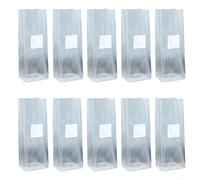 BEAZOOM Mushroom Growing Bags 10 Piece PP Construction Robust Mycelial Development Gourmet and Medicinal Use Versatile Methods Temperature(18 * 50 * 6)