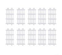 BEAZOOM OO Scale Model Railway Farm Fence 10pcs PVC Kit(White)