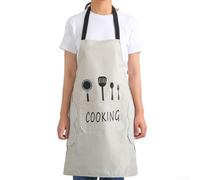 BEAZOOM Professional Restaurant Apron 75x71cm Easy Clean | fit design, adjustable neck strap, fits most body types, men women kids, comfortable all-day wear