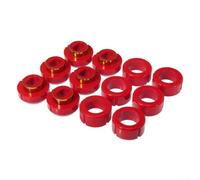 BEAZOOM Prothane 7-108 Body and Cab Mount Bushing Kit for Chevrolet C10 C20 K10 K20 K30 1981-1987, Red Urethane Replacement for Improved Stability and Noise Reduction, 12 Pieces