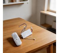 BEAZOOM QH007 Remote Control and Driver Controller for DC Inverter | Ceiling Fan 2.4G Radio Control with Oscillation for Indoor Use White